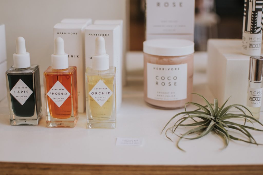 clean beauty products from Herbivore